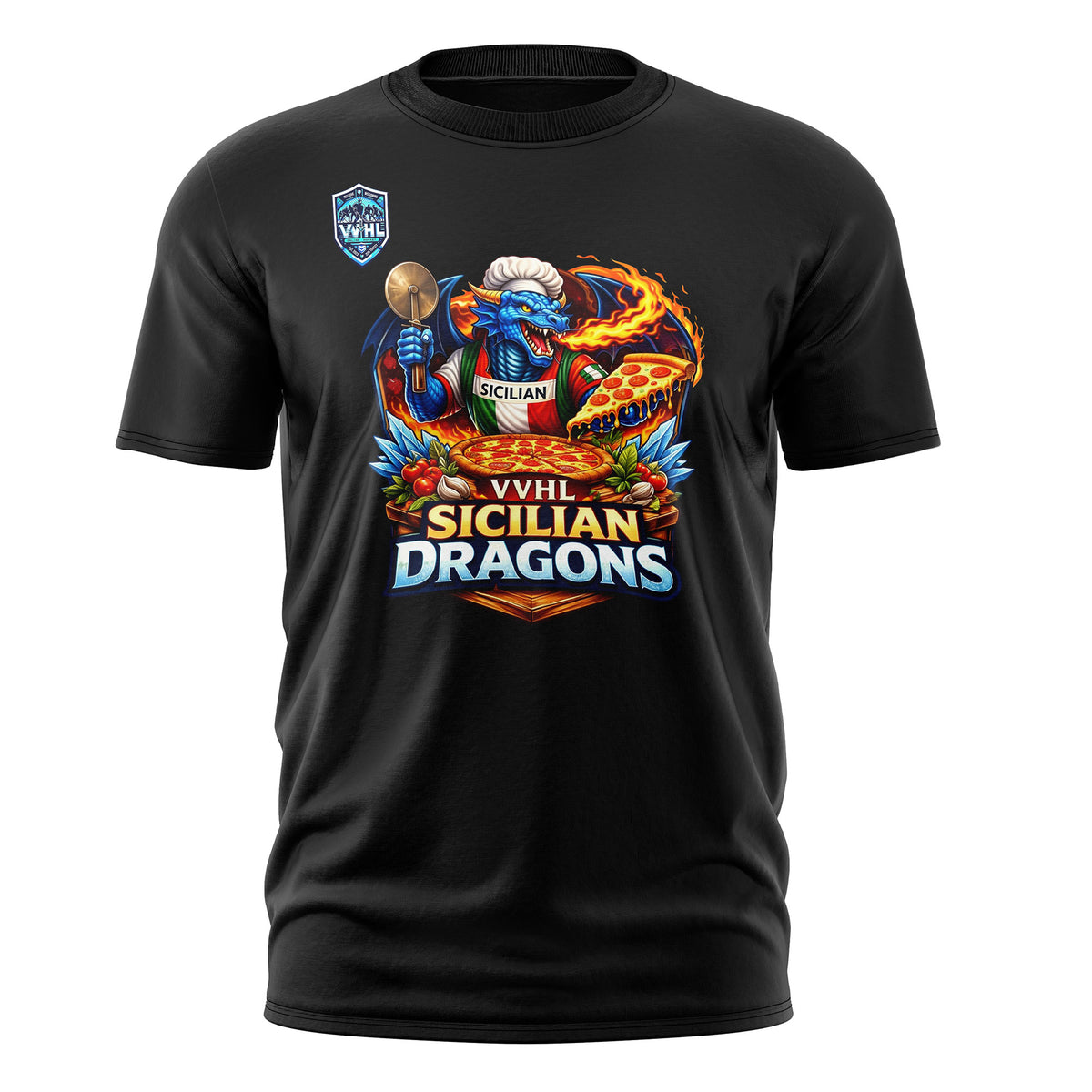 VVHL S11 Sicilian Dragons Black T-Shirs