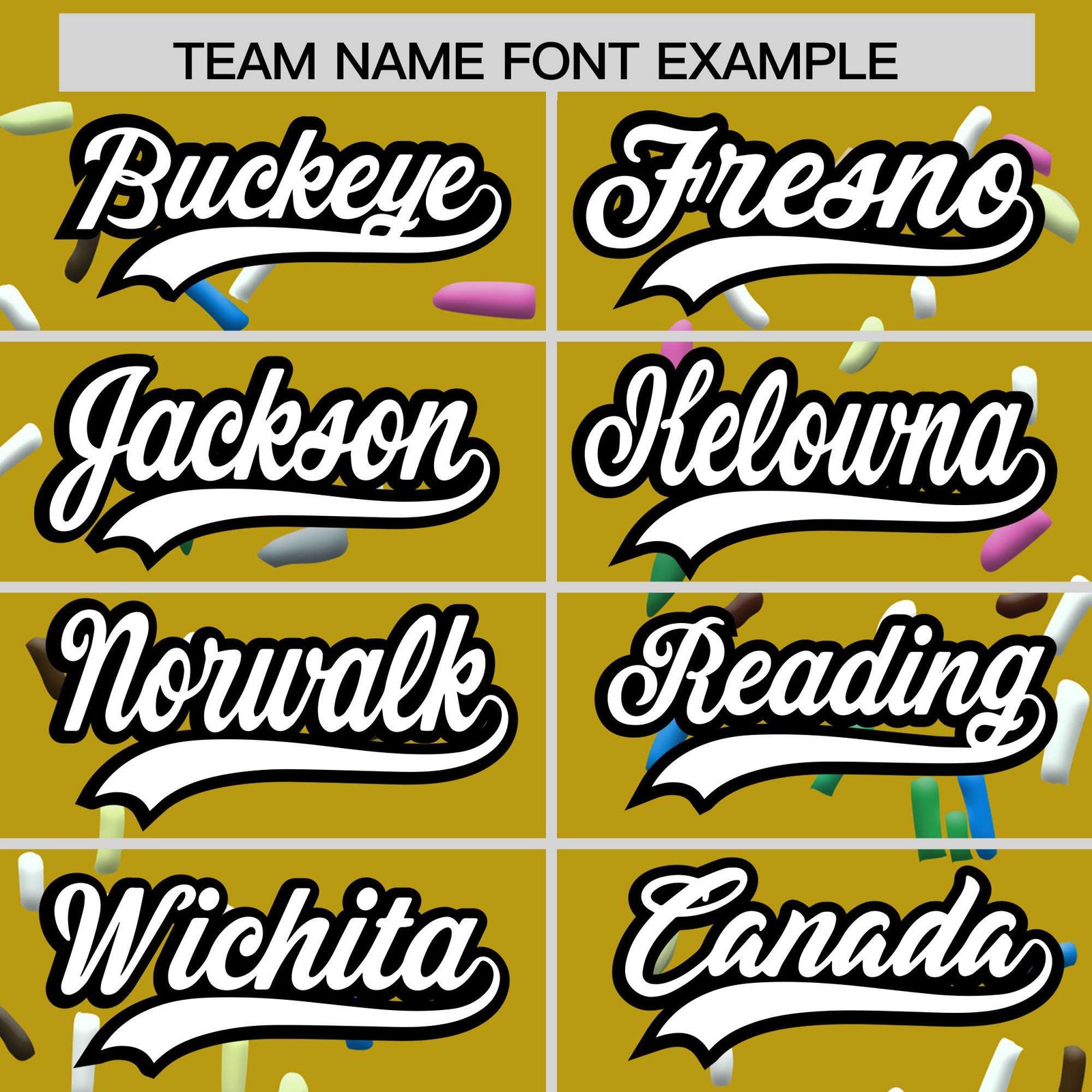 Custom Old Gold Ice Cream Cone Graffiti Pattern Fashion Authentic T-Shirt