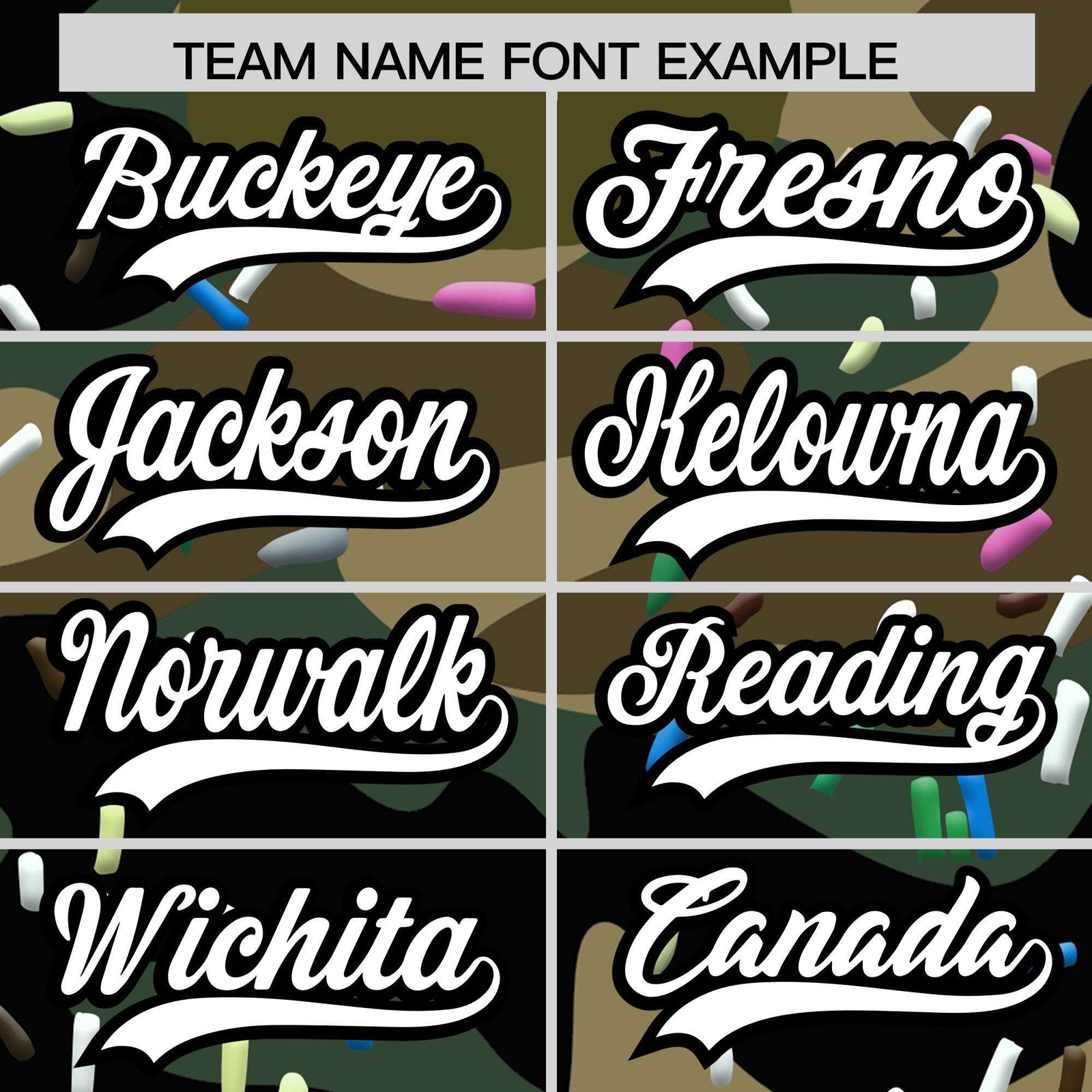 Custom Camo Ice Cream Cone Graffiti Pattern Fashion Authentic T-Shirt