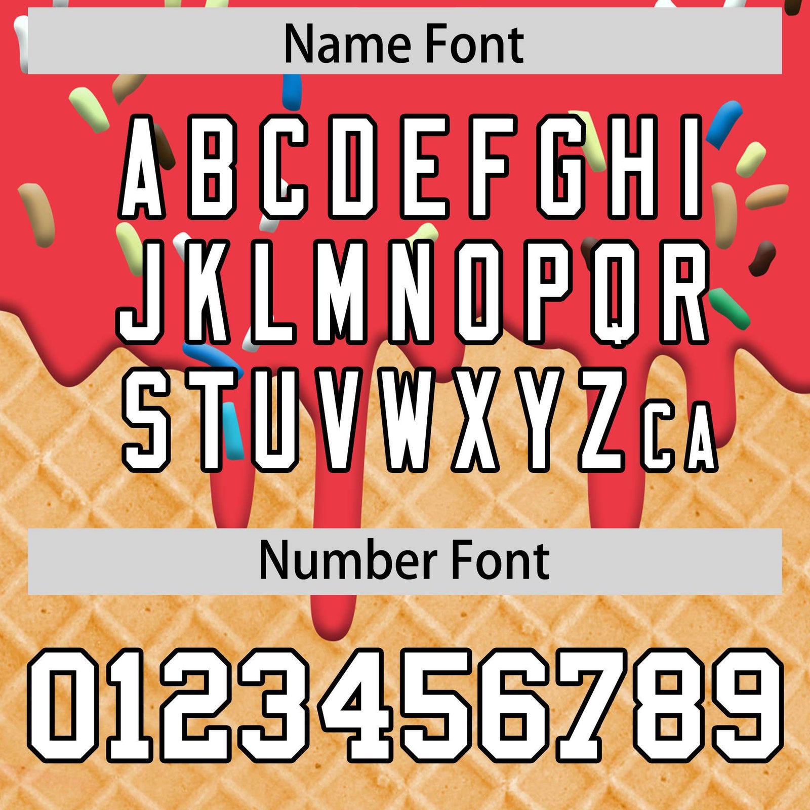 Custom Light Red Ice Cream Cone Graffiti Pattern Fashion Authentic T-Shirt