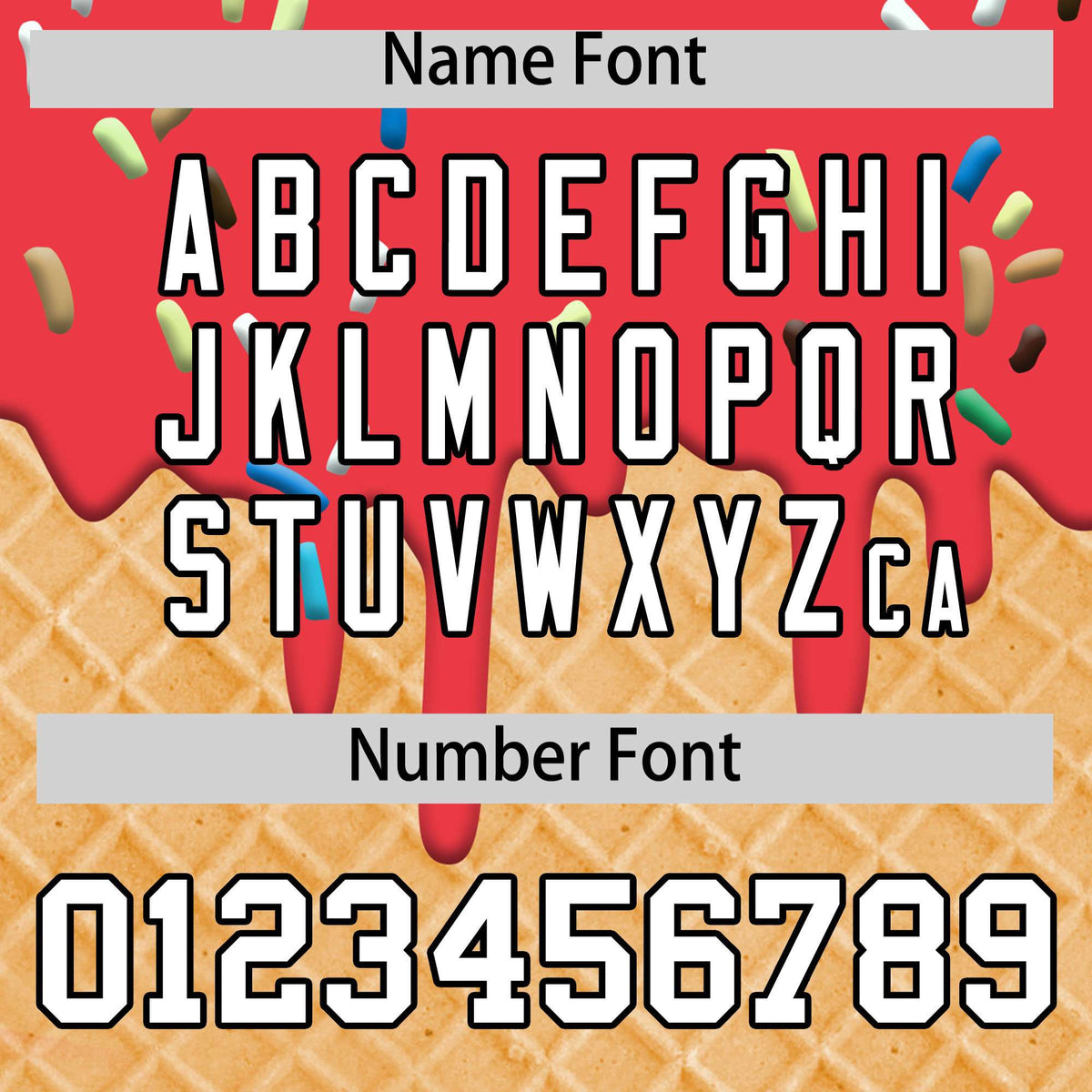 Custom Light Red Ice Cream Cone Graffiti Pattern Fashion Authentic T-Shirt