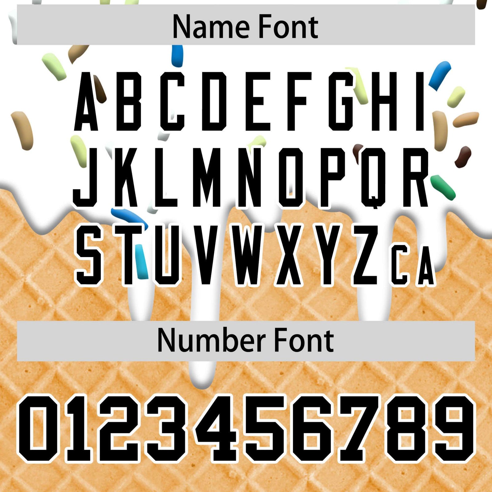 Custom White Ice Cream Cone Graffiti Pattern Fashion Authentic T-Shirt