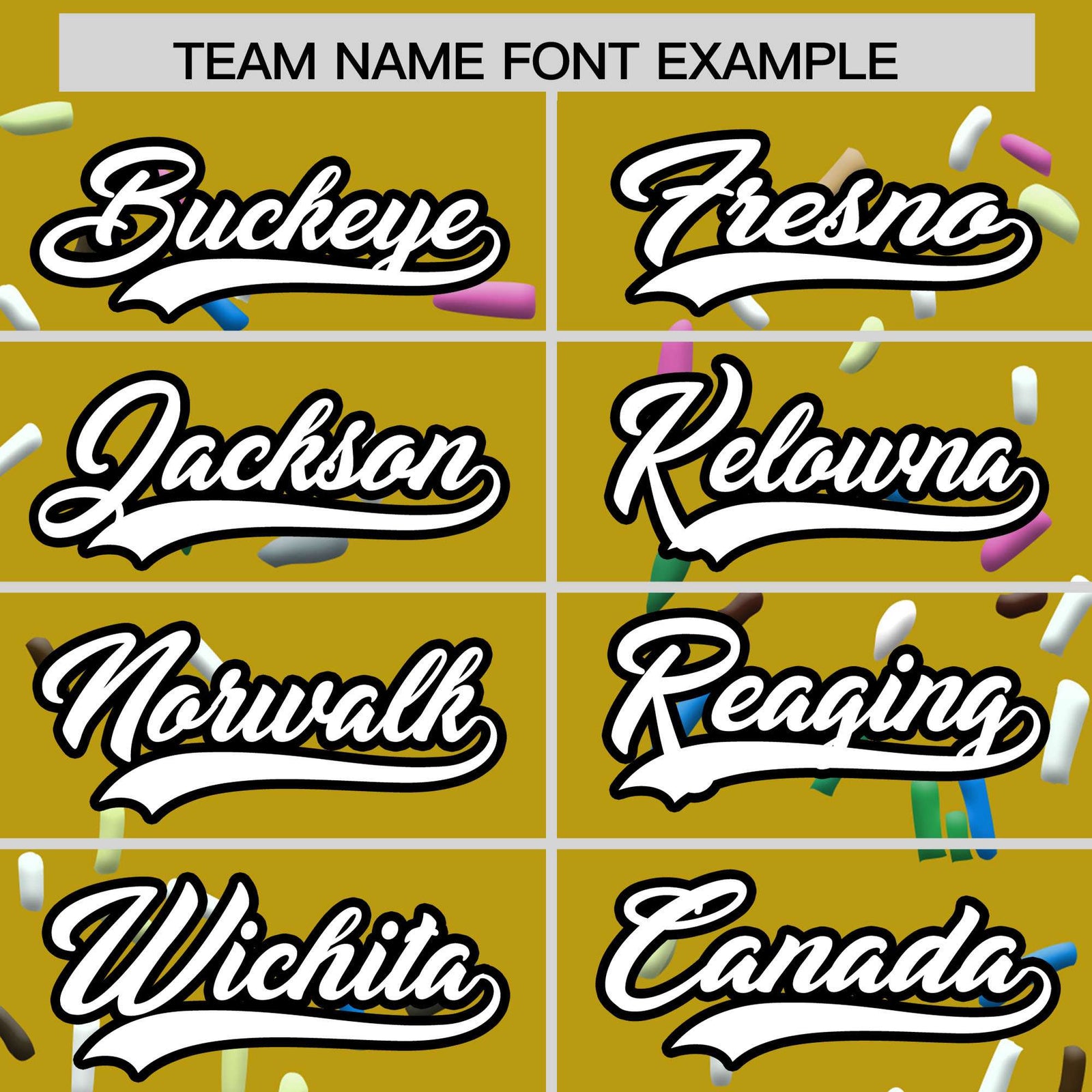 Custom Old Gold Ice Cream Cone Graffiti Pattern Fashion Authentic T-Shirt