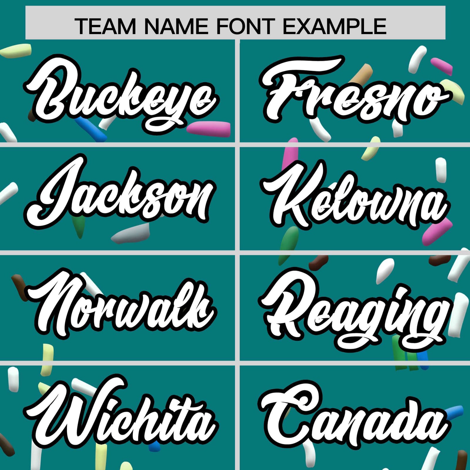 Custom Teal Ice Cream Cone Graffiti Pattern Fashion Authentic T-Shirt