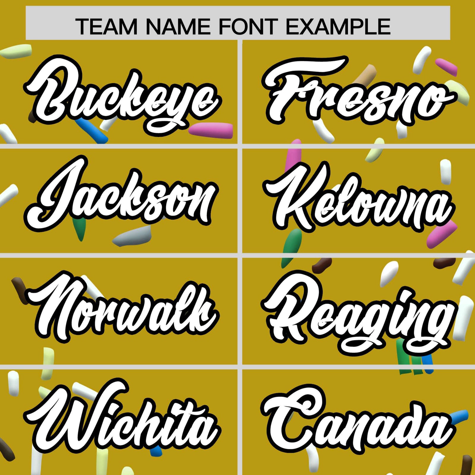 Custom Old Gold Ice Cream Cone Graffiti Pattern Fashion Authentic T-Shirt