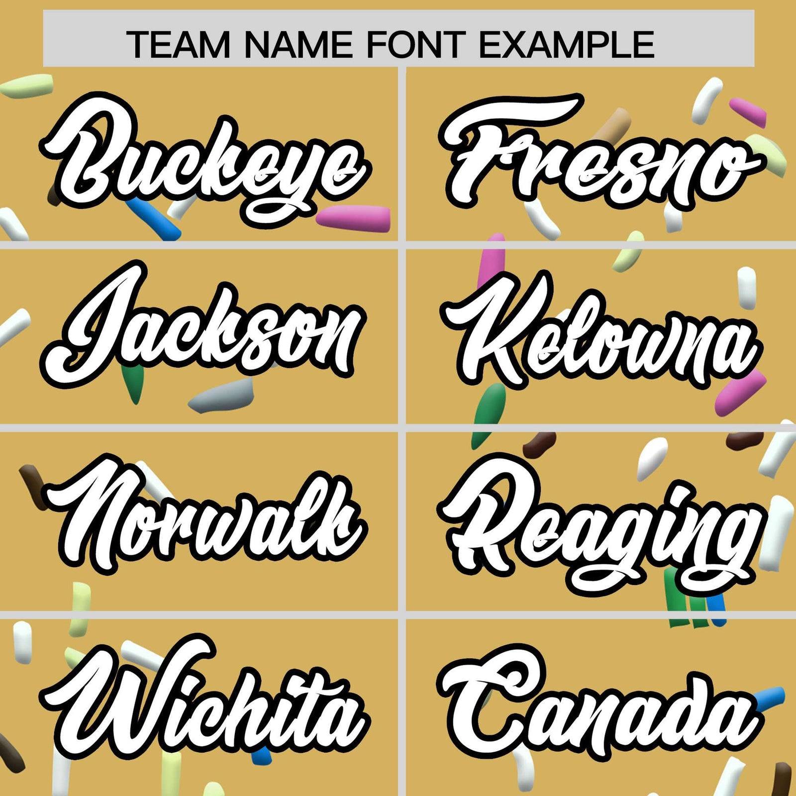 Custom Old Gold Ice Cream Cone Graffiti Pattern Fashion Authentic T-Shirt