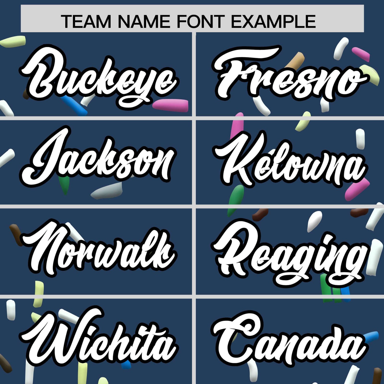 Custom Midnight Blue Ice Cream Cone Graffiti Pattern Fashion Authentic T-Shirt