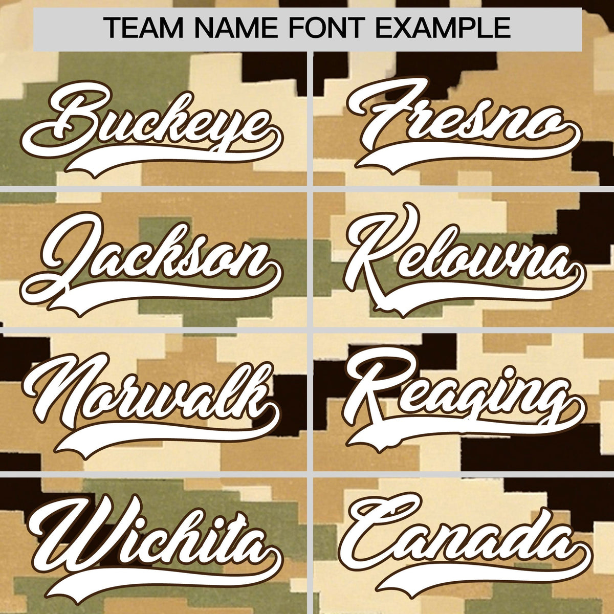 Custom Camo T-shirts Light Brown White Jungle Camouflage Training Shirts