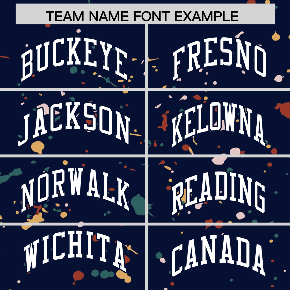 Custom Navy White Spray Painting Graffiti Pattern Personalization T-shirt| KXKSHOP