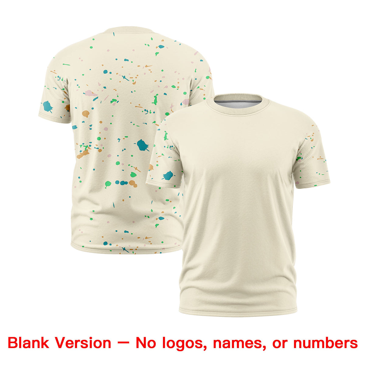 Custom Cream Neon Green Spray Painting Graffiti Pattern Personalization T-shirt| KXKSHOP