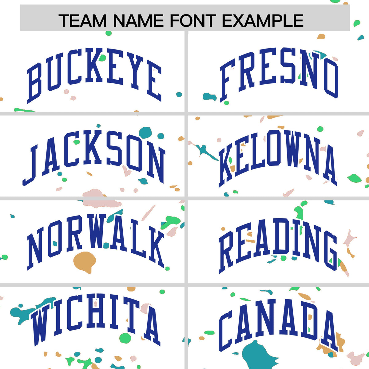 Custom White Royal Blue Spray Painting Graffiti Pattern Personalization T-shirt| KXKSHOP