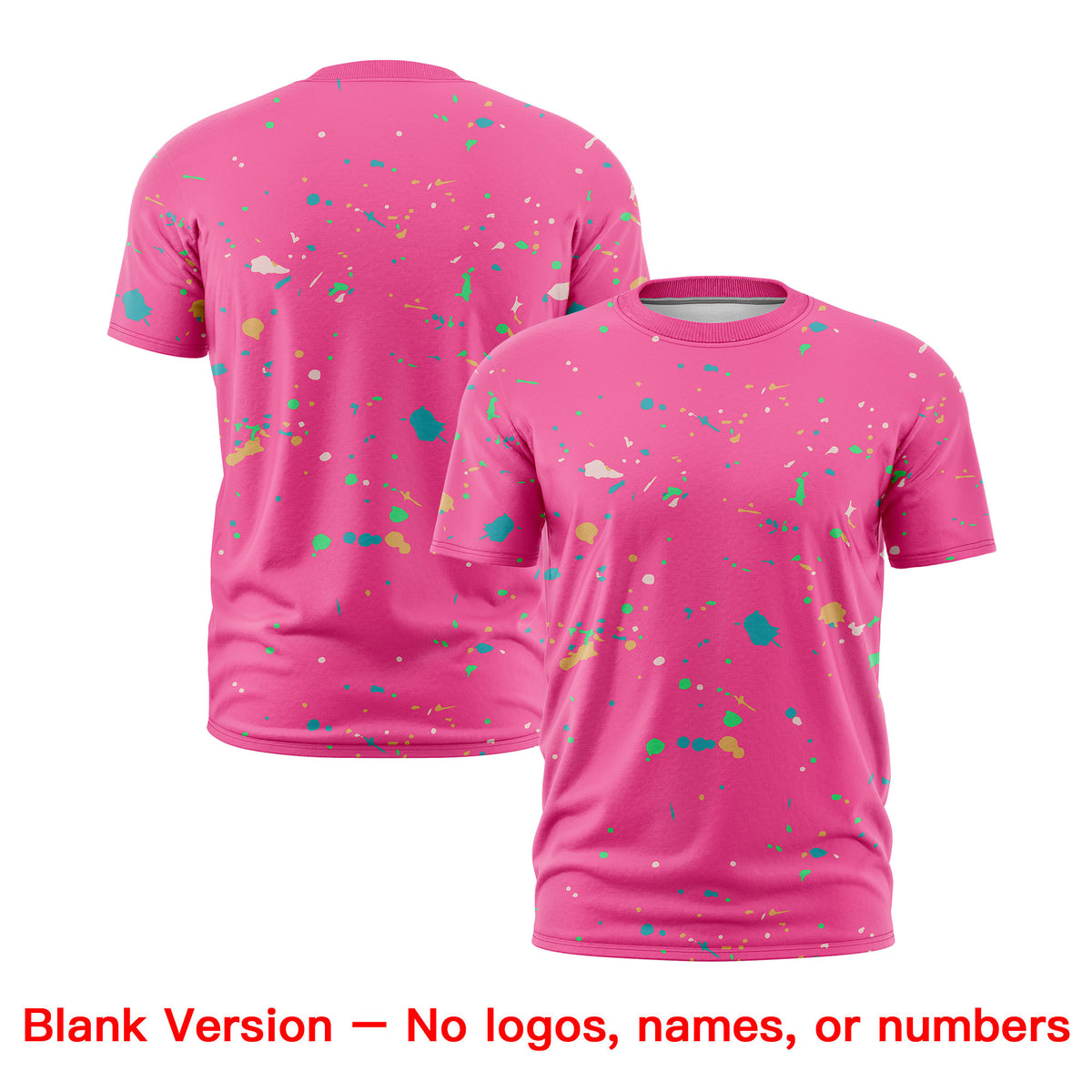 Custom Pink Purple White Spray Painting Graffiti Pattern Personalization T-shirt| KXKSHOP
