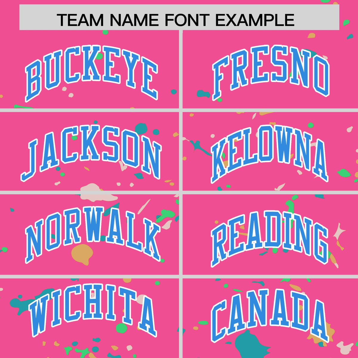 Custom Pink Powder Blue White Spray Painting Graffiti Pattern Personalization T-shirt| KXKSHOP