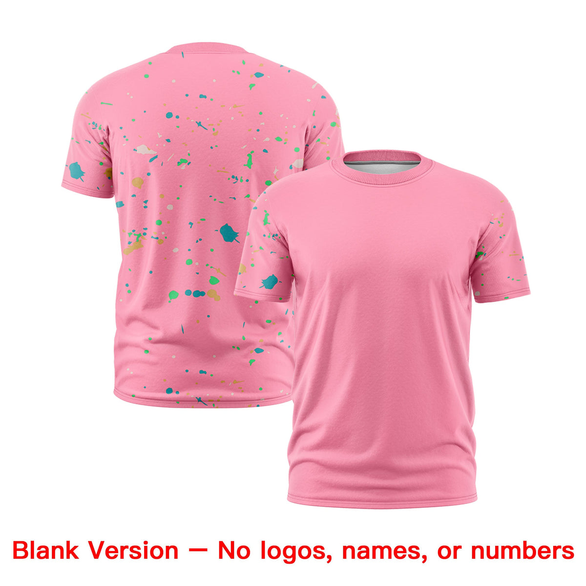 Custom Light Pink Black White Spray Painting Graffiti Pattern Personalization T-shirt| KXKSHOP