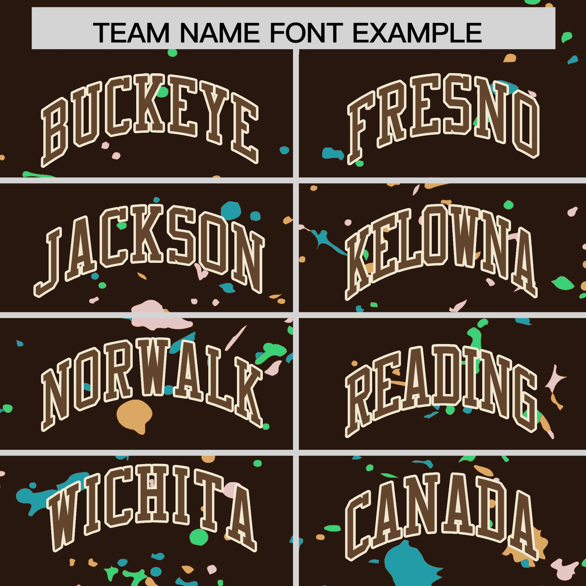 Custom Brown Light Brown Cream Spray Painting Graffiti Pattern Personalization T-shirt| KXKSHOP