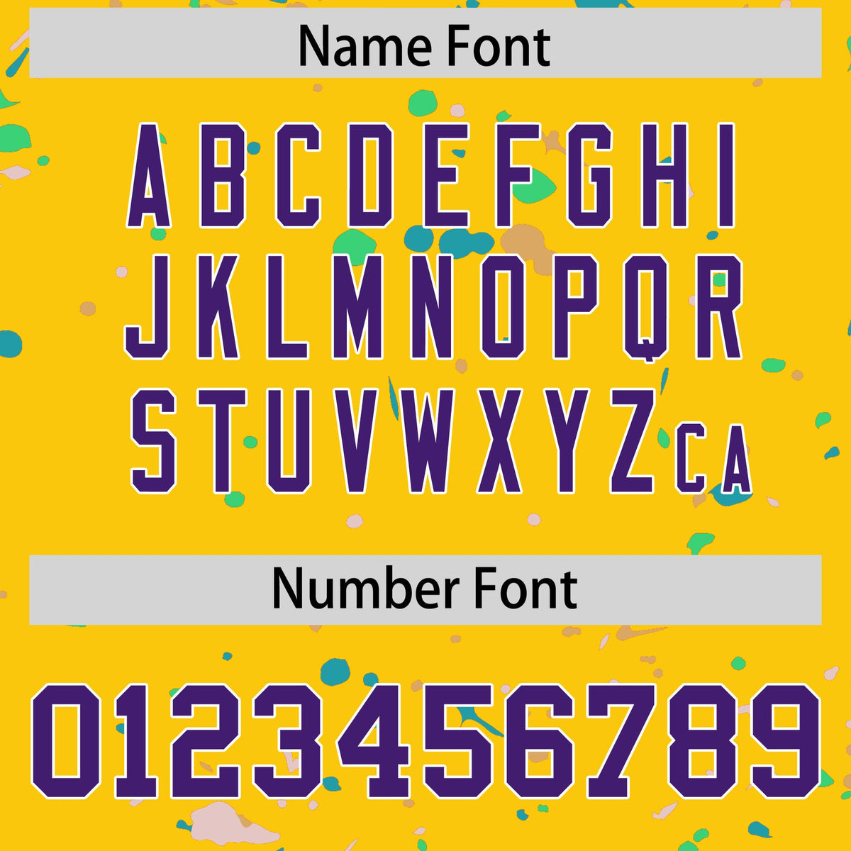 Custom Gold Purple White Spray Painting Graffiti Pattern Personalization T-shirt| KXKSHOP