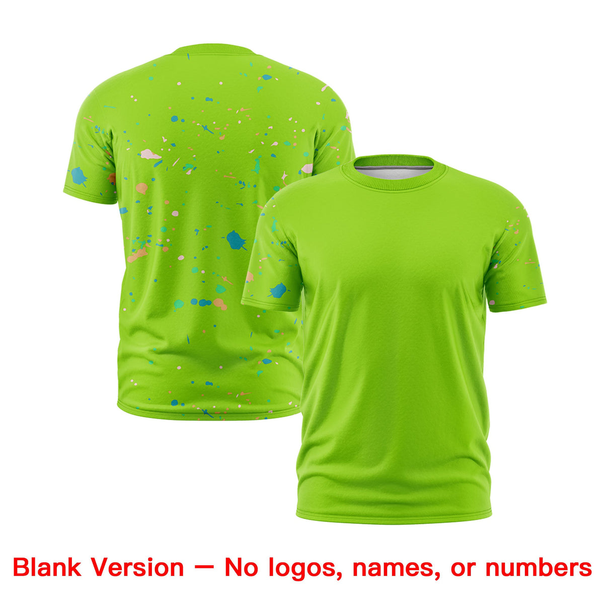 Custom Neon Green Gray White Spray Painting Graffiti Pattern Personalization T-shirt| KXKSHOP