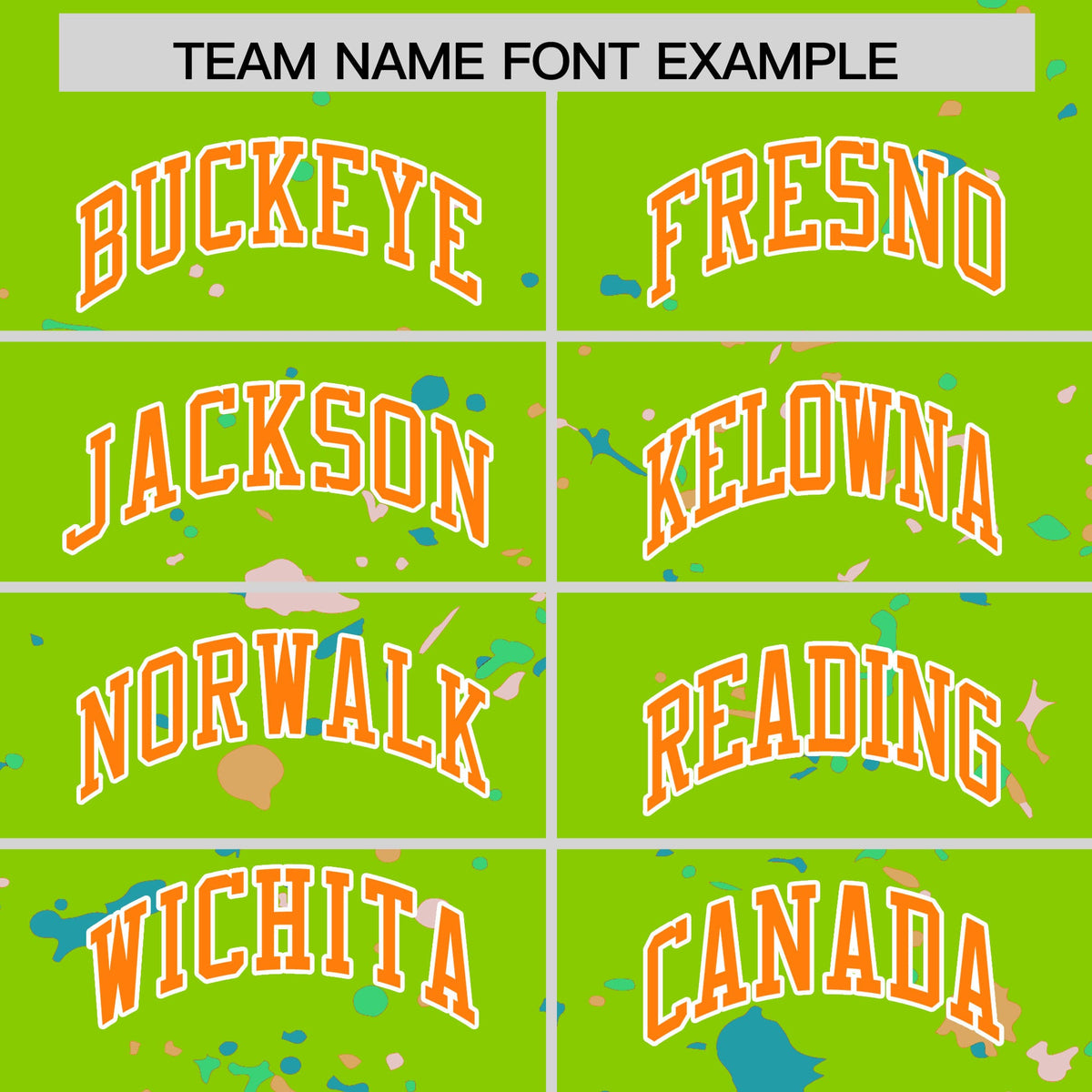 Custom Neon Green Orange White Spray Painting Graffiti Pattern Personalization T-shirt| KXKSHOP