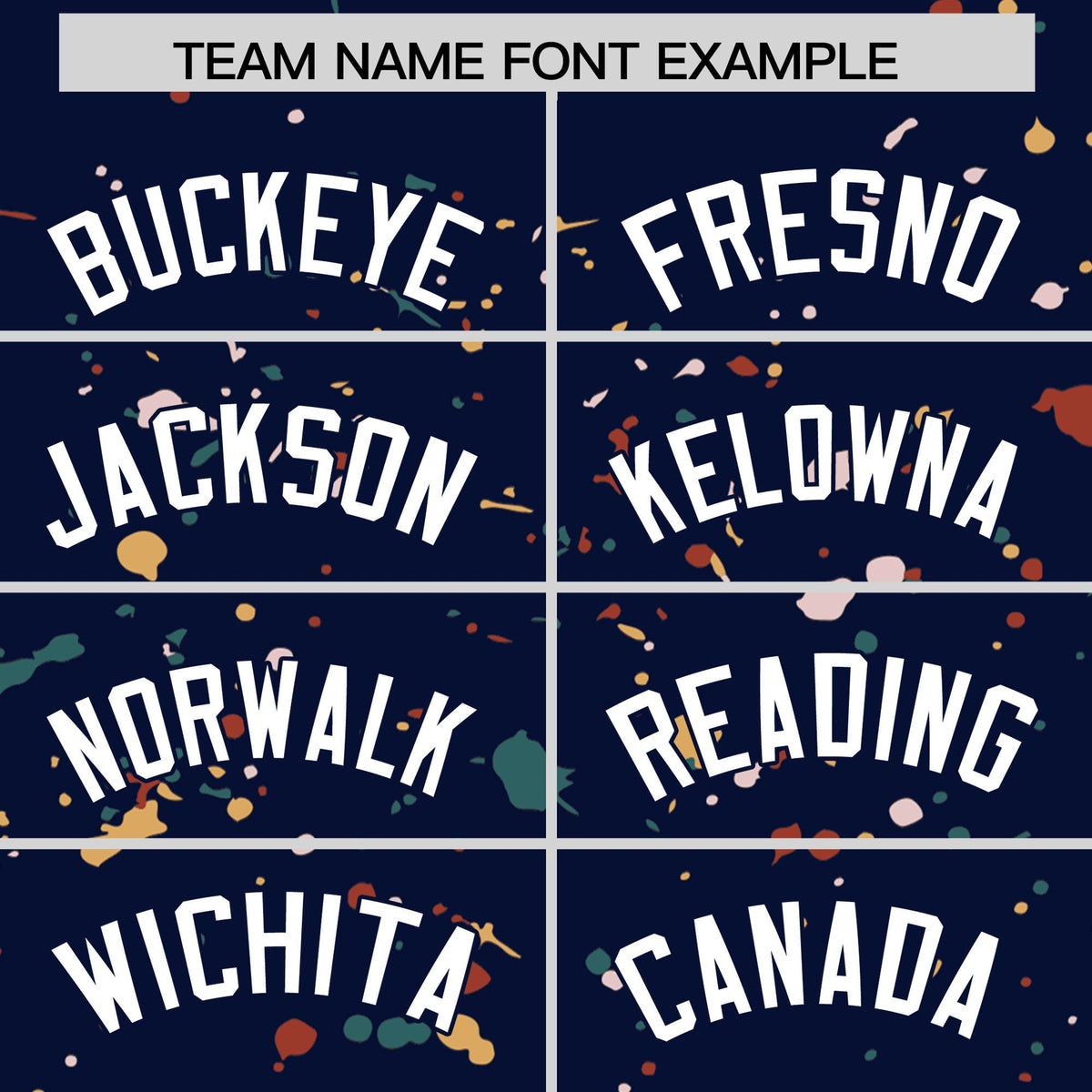 Custom Navy White Spray Painting Graffiti Pattern Personalization T-shirt| KXKSHOP