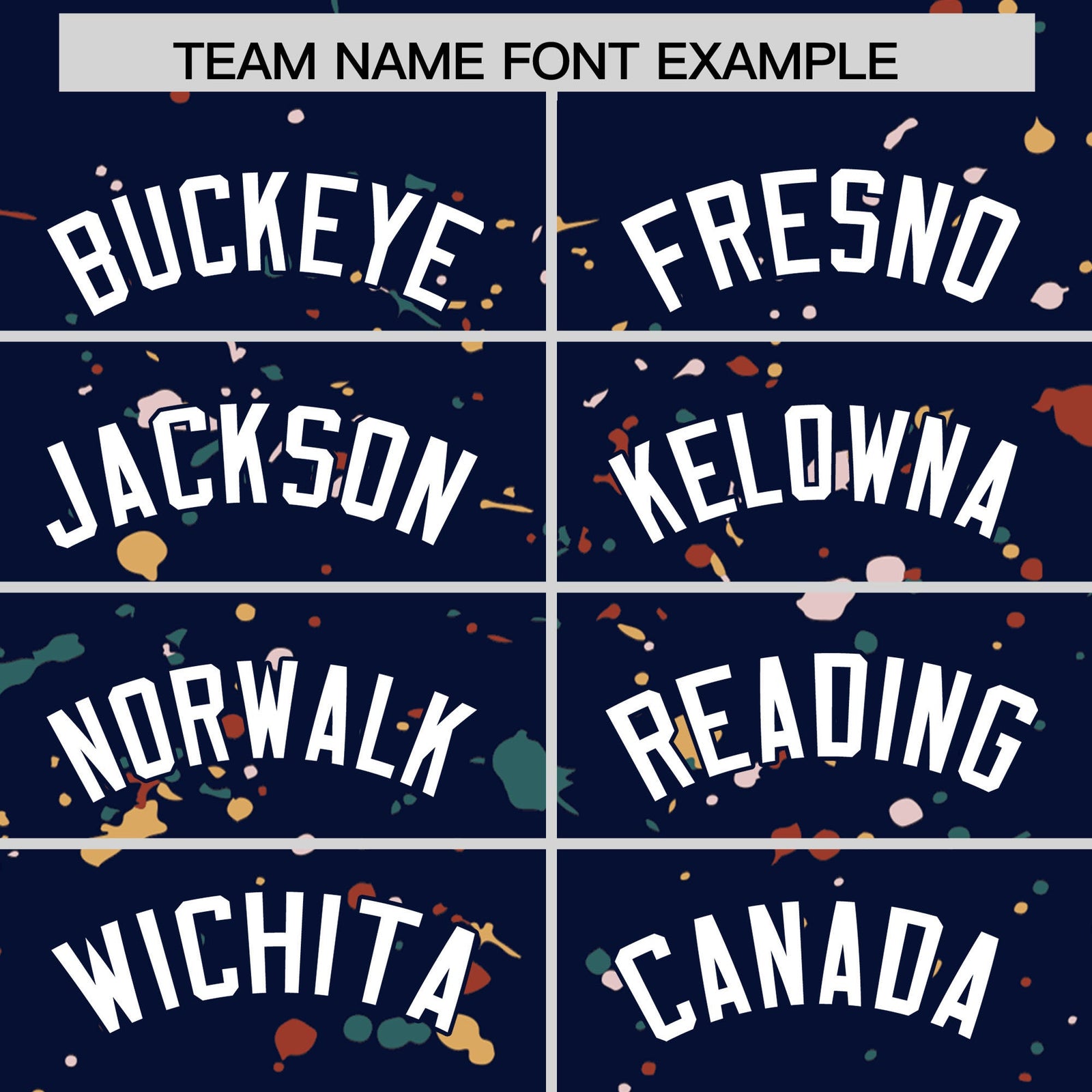 Custom Navy White Spray Painting Graffiti Pattern Personalization T-shirt| KXKSHOP