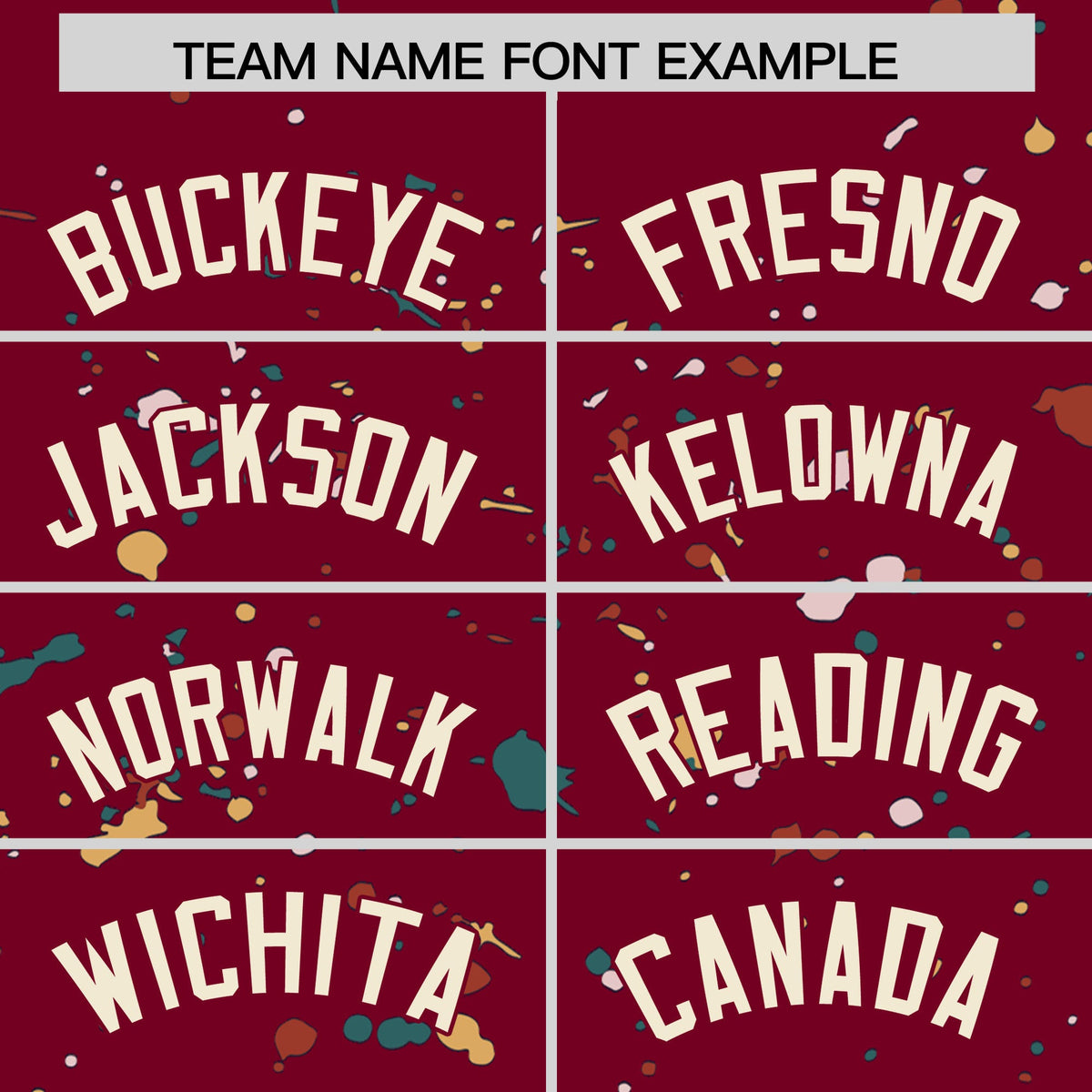 Custom Crimson Cream Spray Painting Graffiti Pattern Personalization T-shirt| KXKSHOP