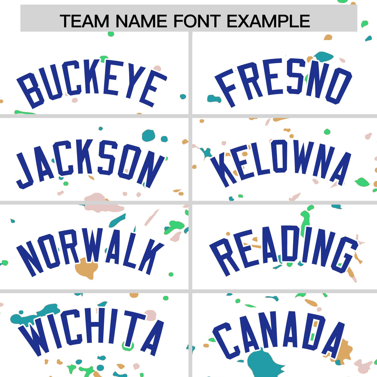 Custom White Royal Blue Spray Painting Graffiti Pattern Personalization T-shirt| KXKSHOP