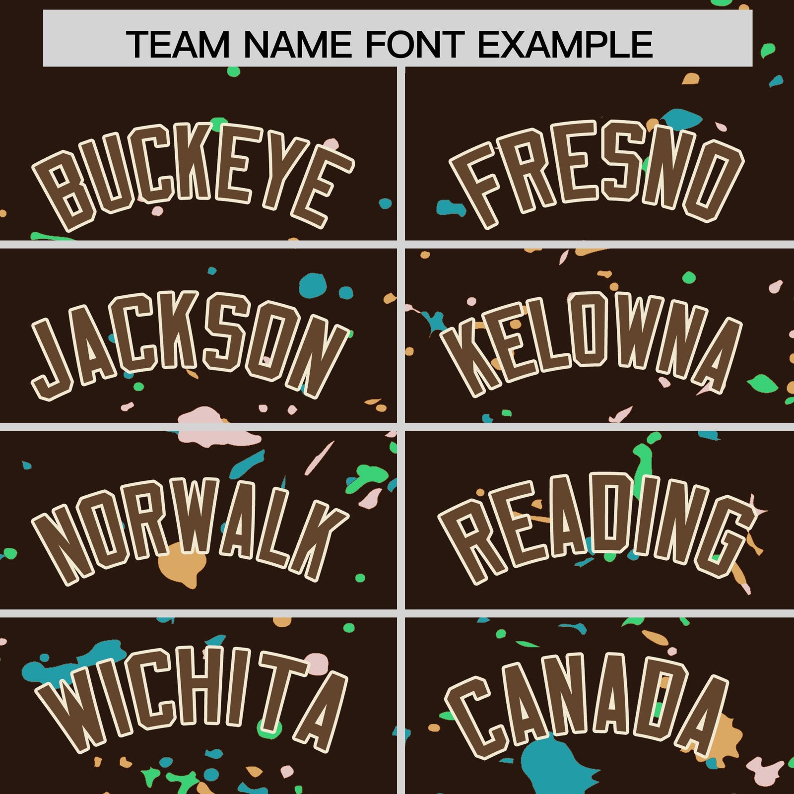 Custom Brown Light Brown Cream Spray Painting Graffiti Pattern Personalization T-shirt| KXKSHOP