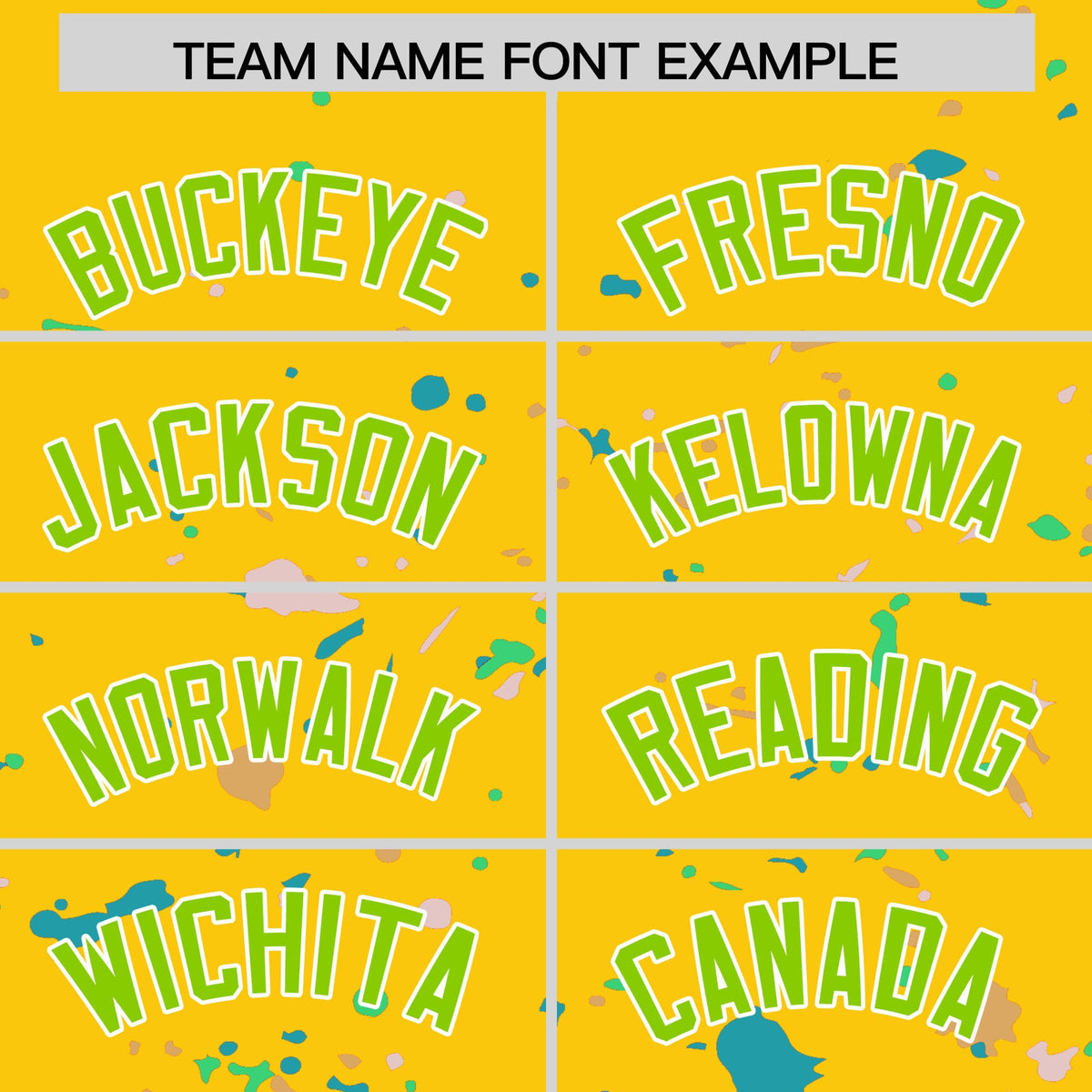 Custom Gold Neon Green White Spray Painting Graffiti Pattern Personalization T-shirt| KXKSHOP