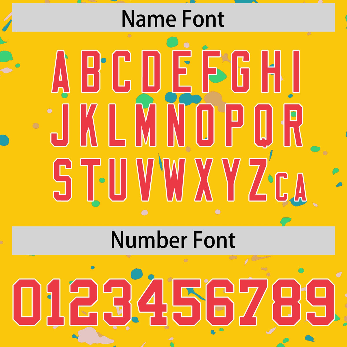 Custom Gold Light Red White Spray Painting Graffiti Pattern Personalization T-shirt| KXKSHOP