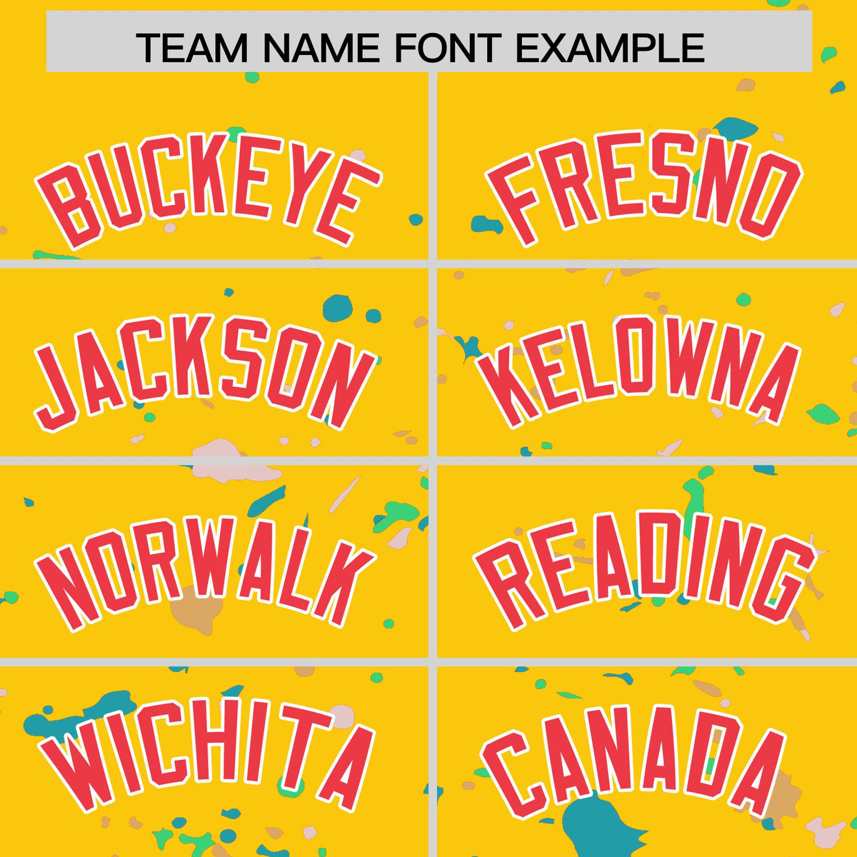 Custom Gold Light Red White Spray Painting Graffiti Pattern Personalization T-shirt| KXKSHOP