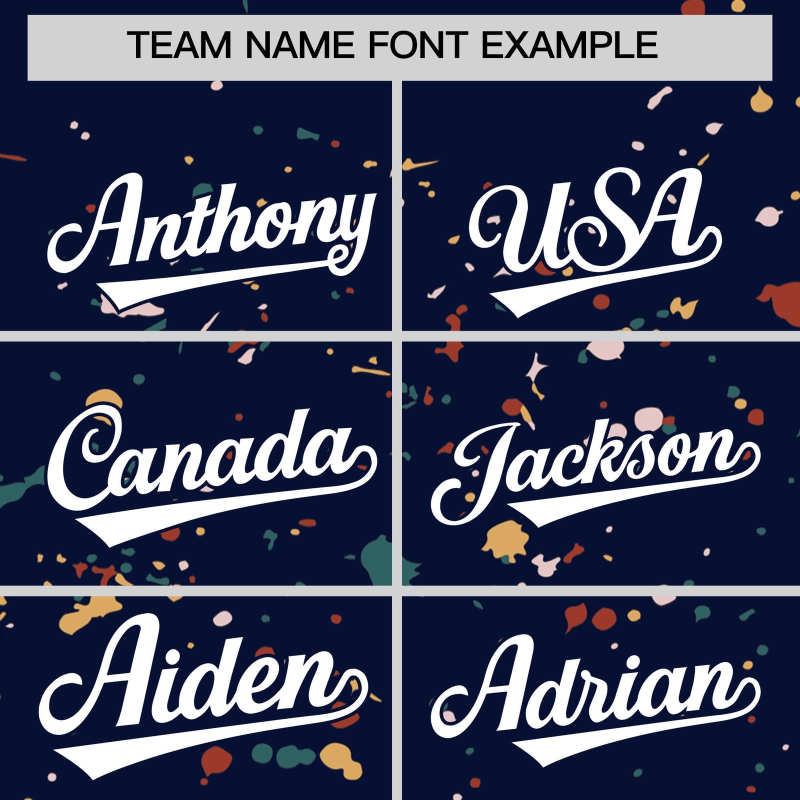 Custom Navy White Spray Painting Graffiti Pattern Personalization T-shirt| KXKSHOP