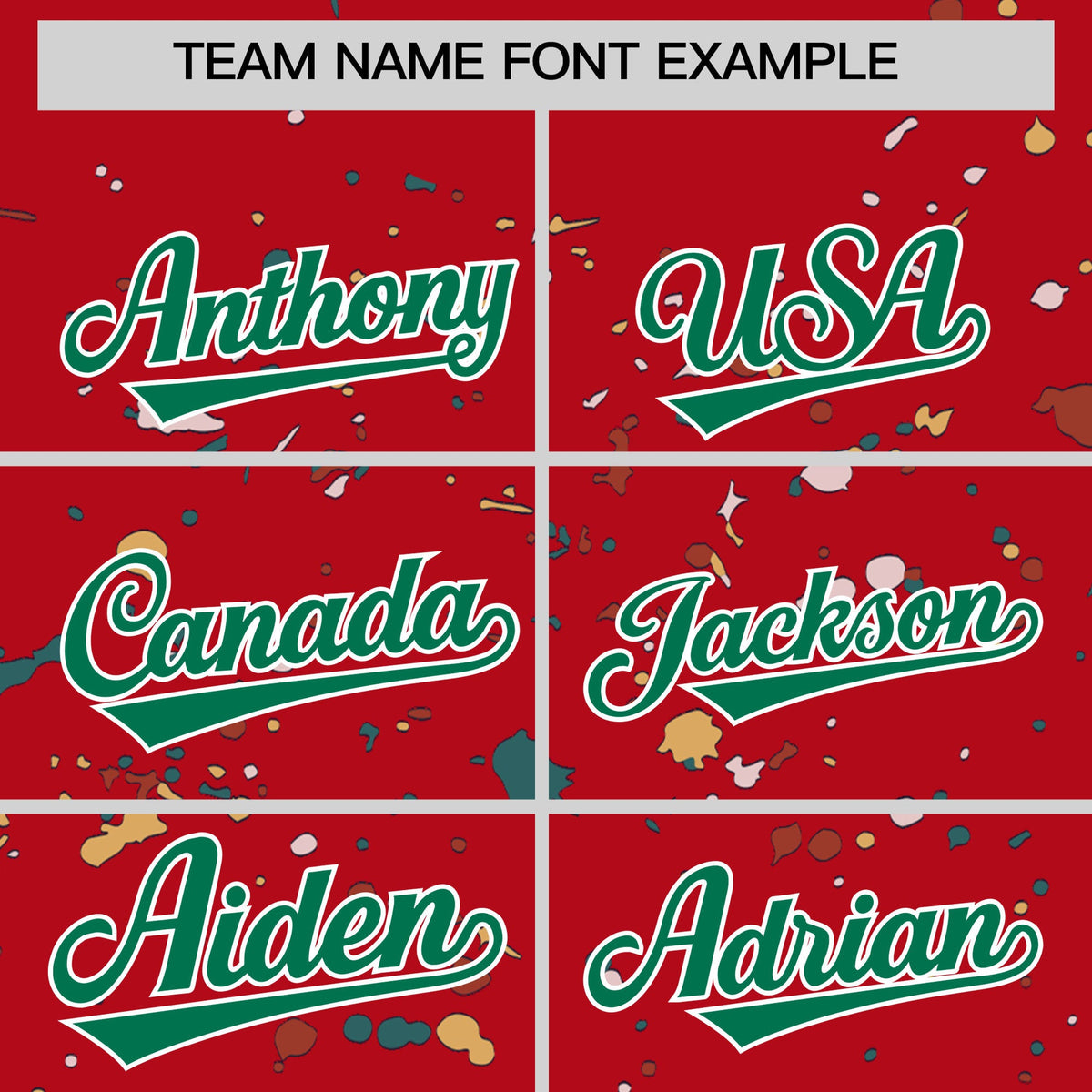 Custom Red Kelly Green White Spray Painting Graffiti Pattern Personalization T-shirt| KXKSHOP