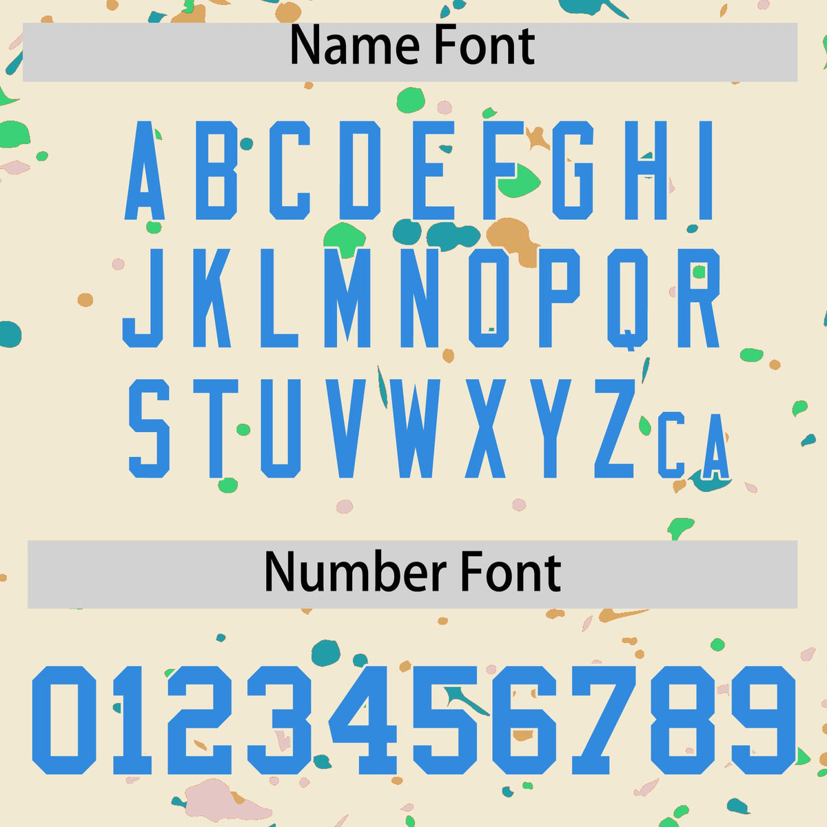 Custom Cream Light Blue Spray Painting Graffiti Pattern Personalization T-shirt| KXKSHOP