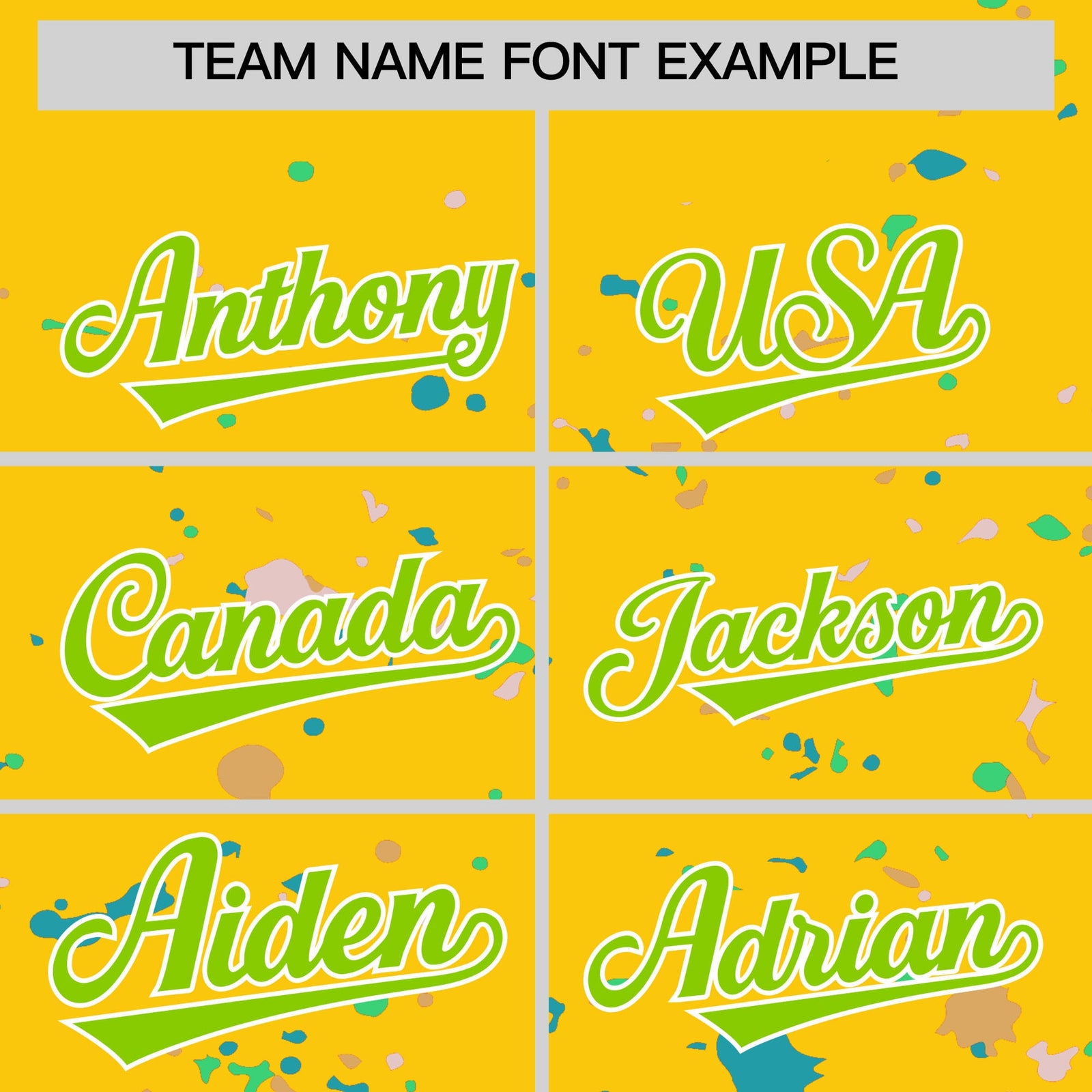 Custom Gold Neon Green White Spray Painting Graffiti Pattern Personalization T-shirt| KXKSHOP