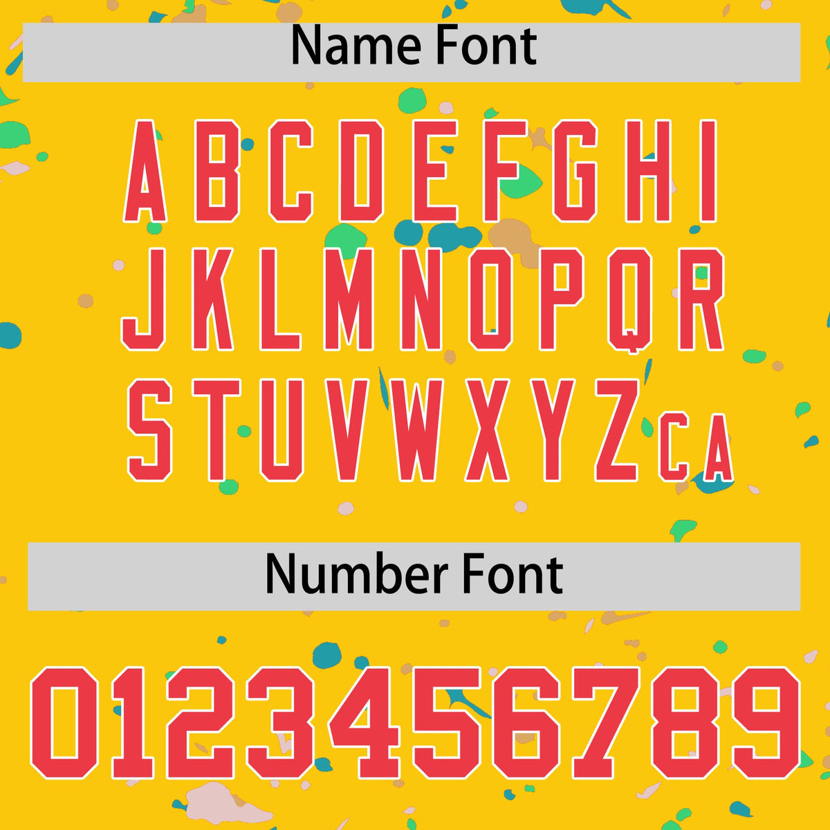 Custom Gold Light Red White Spray Painting Graffiti Pattern Personalization T-shirt| KXKSHOP