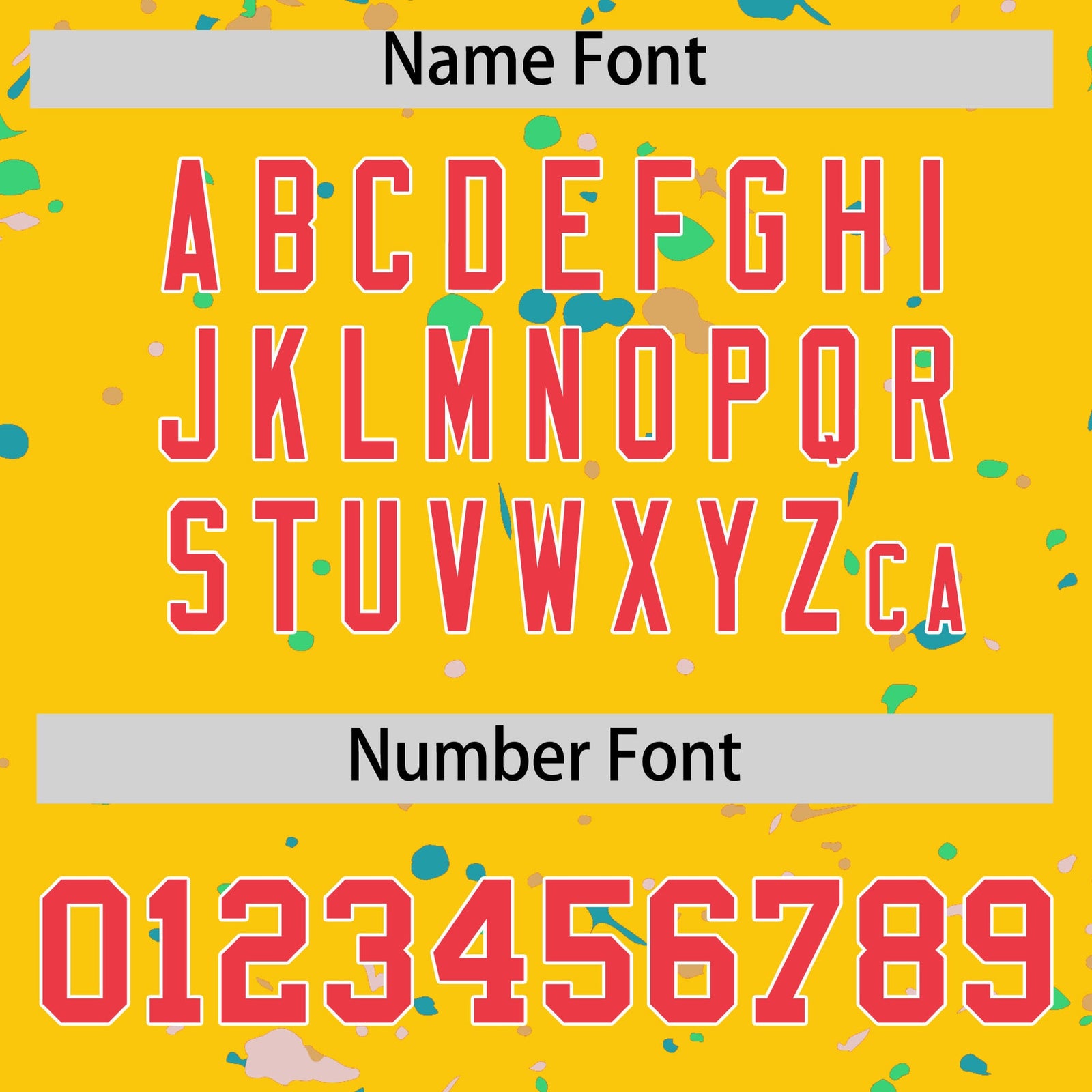 Custom Gold Light Red White Spray Painting Graffiti Pattern Personalization T-shirt| KXKSHOP