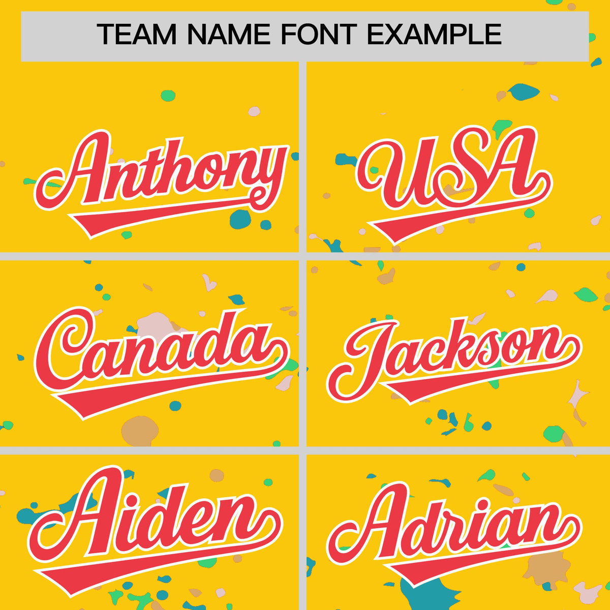 Custom Gold Light Red White Spray Painting Graffiti Pattern Personalization T-shirt| KXKSHOP