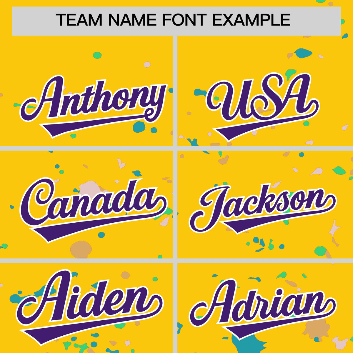 Custom Gold Purple White Spray Painting Graffiti Pattern Personalization T-shirt| KXKSHOP