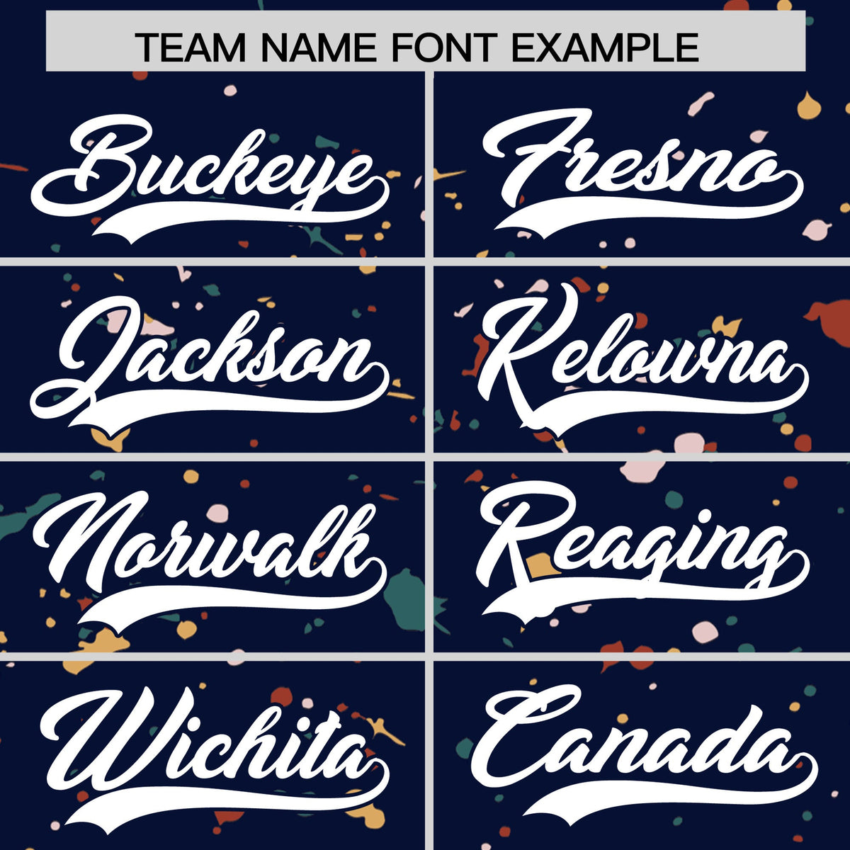 Custom Navy White Spray Painting Graffiti Pattern Personalization T-shirt| KXKSHOP