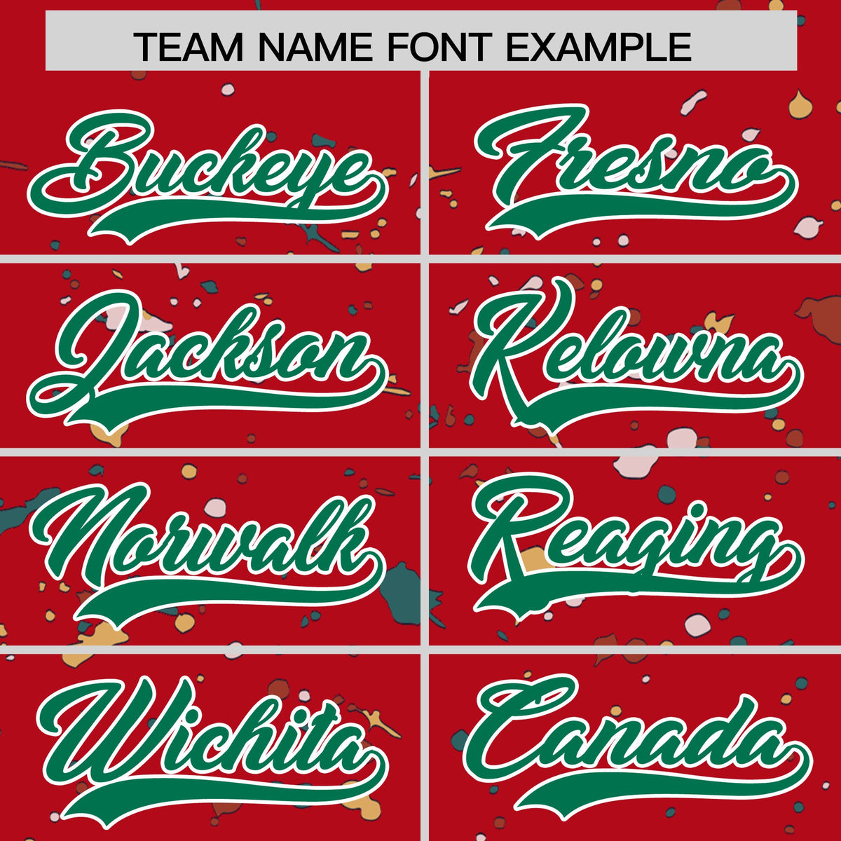 Custom Red Kelly Green White Spray Painting Graffiti Pattern Personalization T-shirt| KXKSHOP