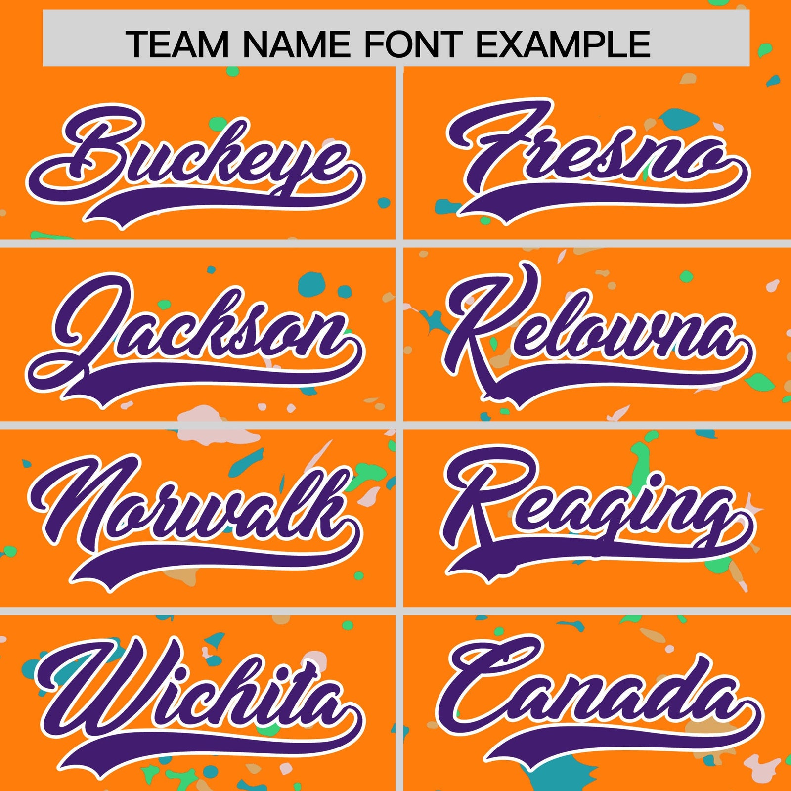 Custom Orange Purple White Spray Painting Graffiti Pattern Personalization T-shirt| KXKSHOP