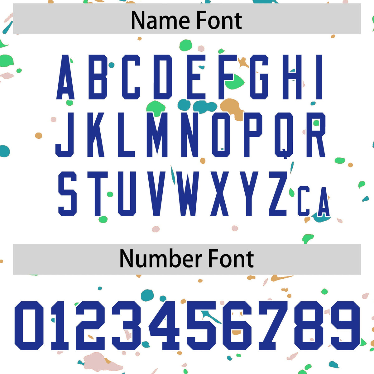 Custom White Royal Blue Spray Painting Graffiti Pattern Personalization T-shirt| KXKSHOP