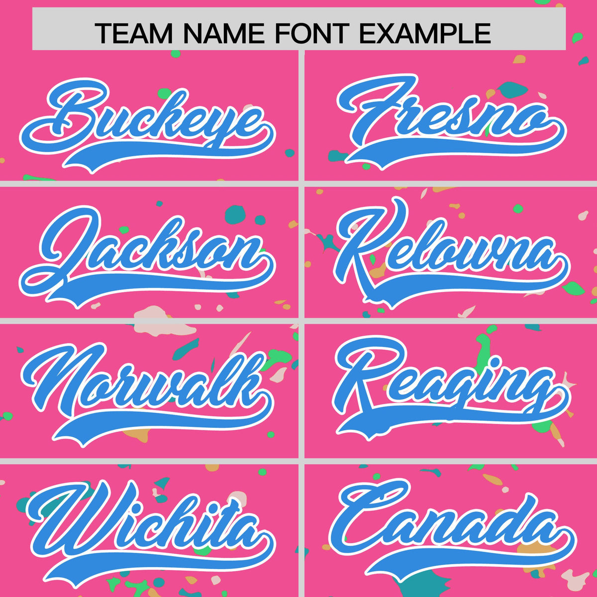 Custom Pink Powder Blue White Spray Painting Graffiti Pattern Personalization T-shirt| KXKSHOP