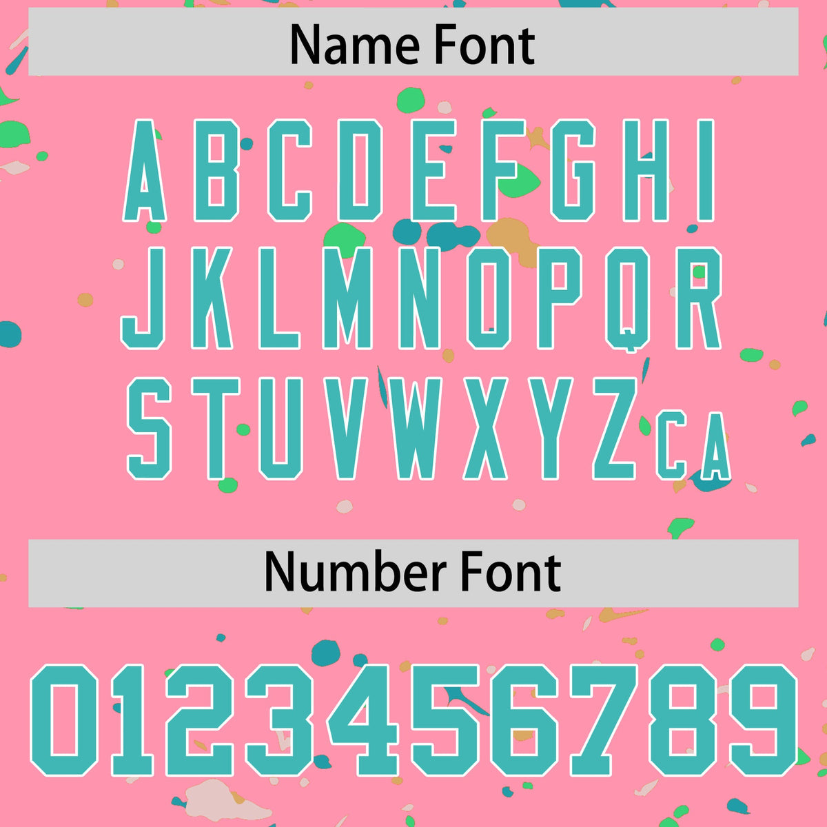 Custom Light Pink Teal White Spray Painting Graffiti Pattern Personalization T-shirt| KXKSHOP