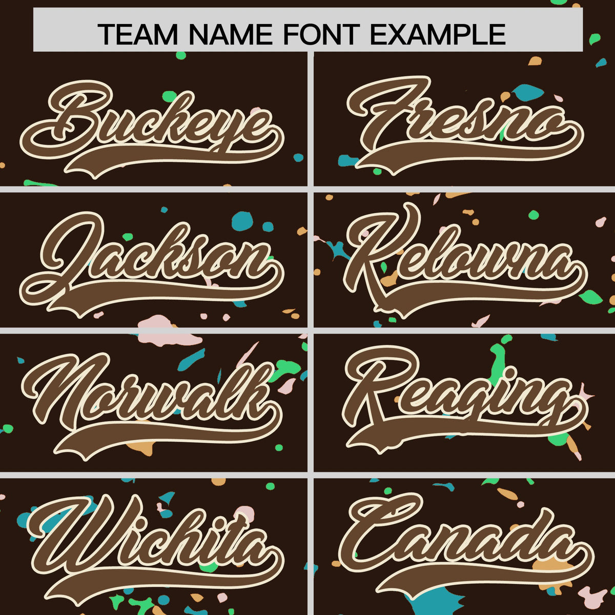 Custom Brown Light Brown Cream Spray Painting Graffiti Pattern Personalization T-shirt| KXKSHOP