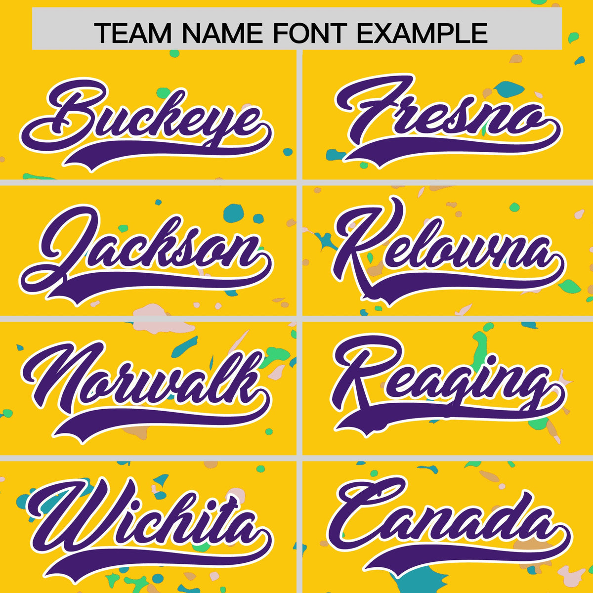 Custom Gold Purple White Spray Painting Graffiti Pattern Personalization T-shirt| KXKSHOP