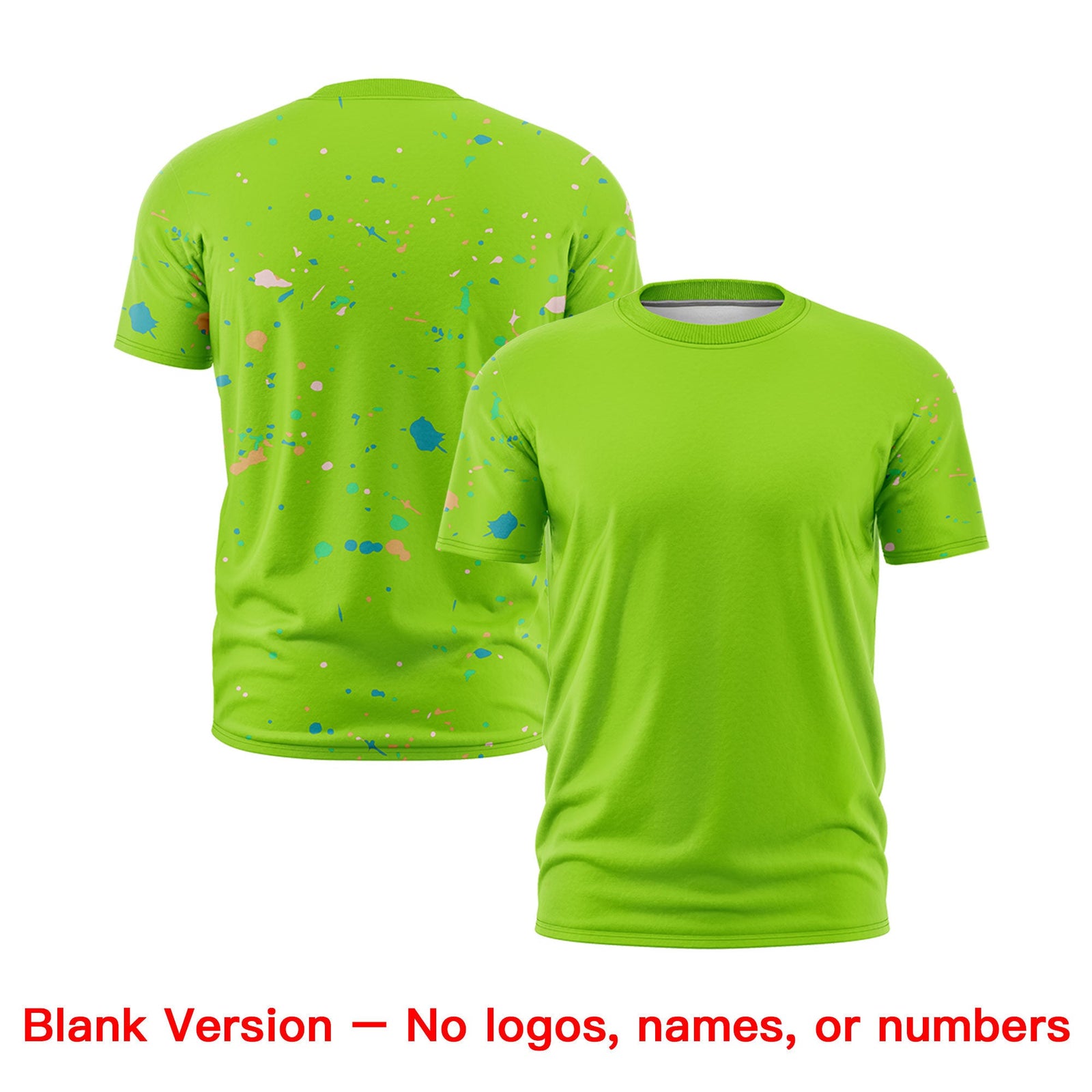 Custom Neon Green Gray White Spray Painting Graffiti Pattern Personalization T-shirt| KXKSHOP