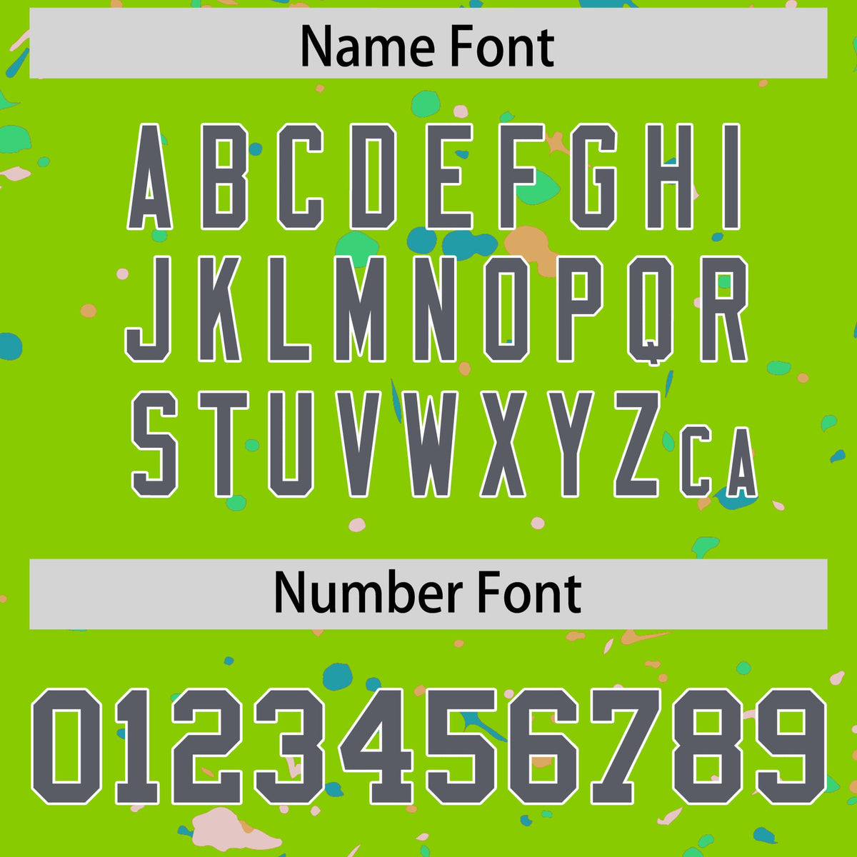 Custom Neon Green Gray White Spray Painting Graffiti Pattern Personalization T-shirt| KXKSHOP