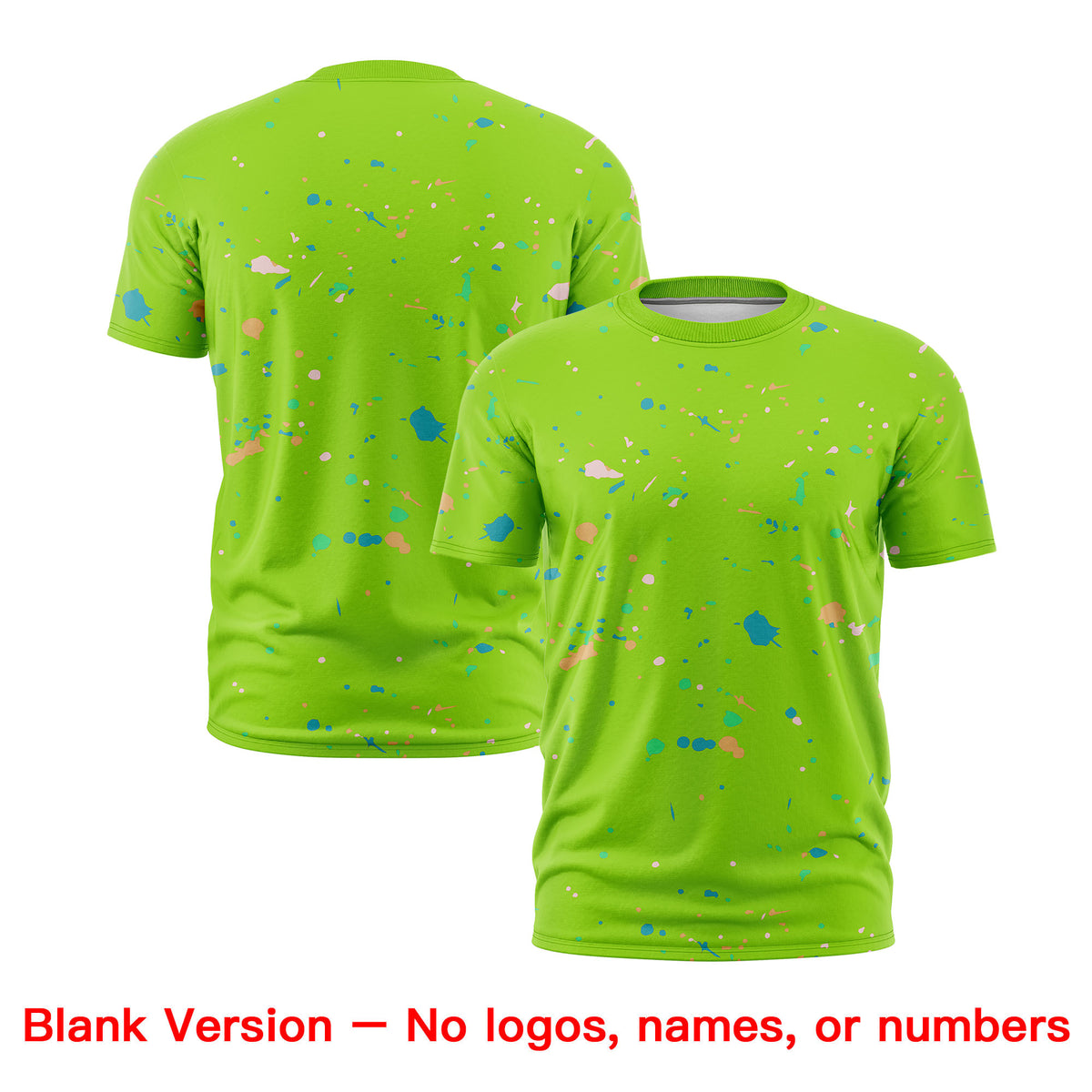 Custom Neon Green Gray White Spray Painting Graffiti Pattern Personalization T-shirt| KXKSHOP