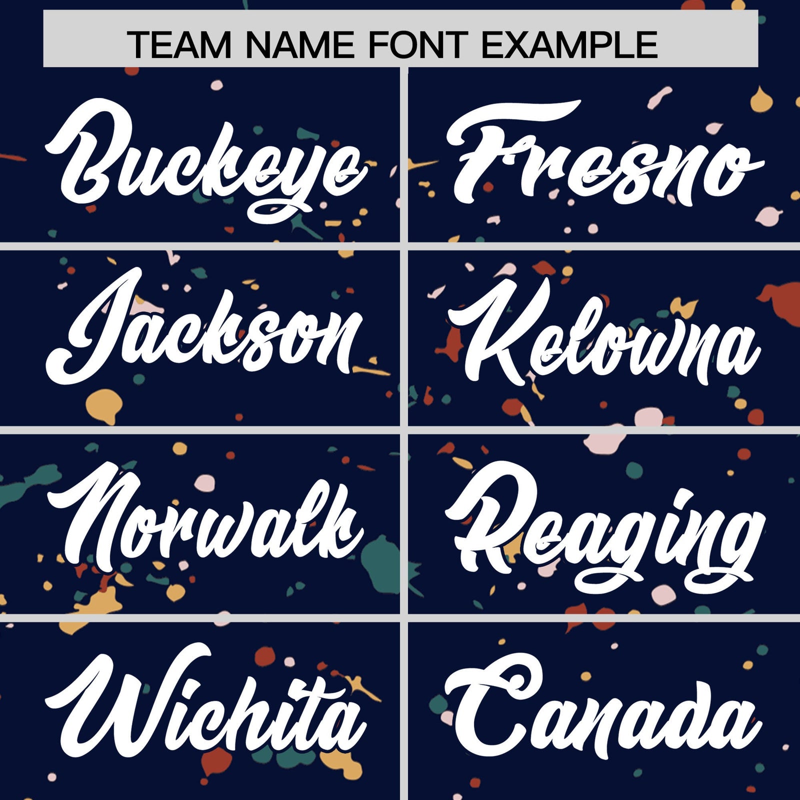 Custom Navy White Spray Painting Graffiti Pattern Personalization T-shirt| KXKSHOP